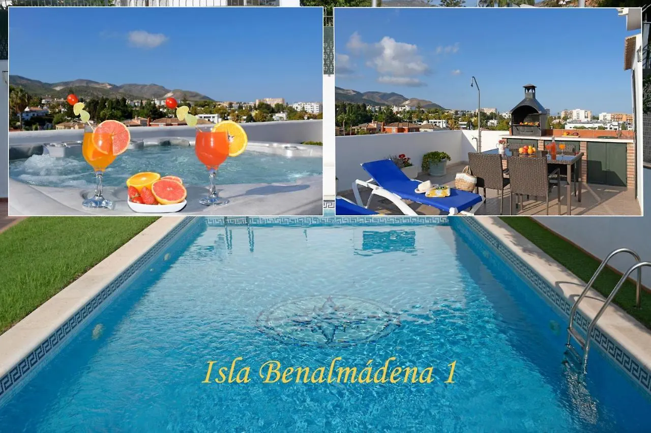 Isla De Benalmadena 1, Jacuzzi, 80M From The Sea, Ac, Bbq, Private Parking, Big Terrace Apartment 0*,  Spain