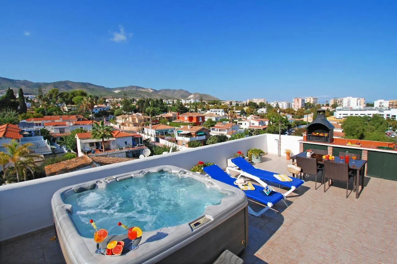 Isla De Benalmadena 1, Jacuzzi, 80M From The Sea, Ac, Bbq, Private Parking, Big Terrace Apartment