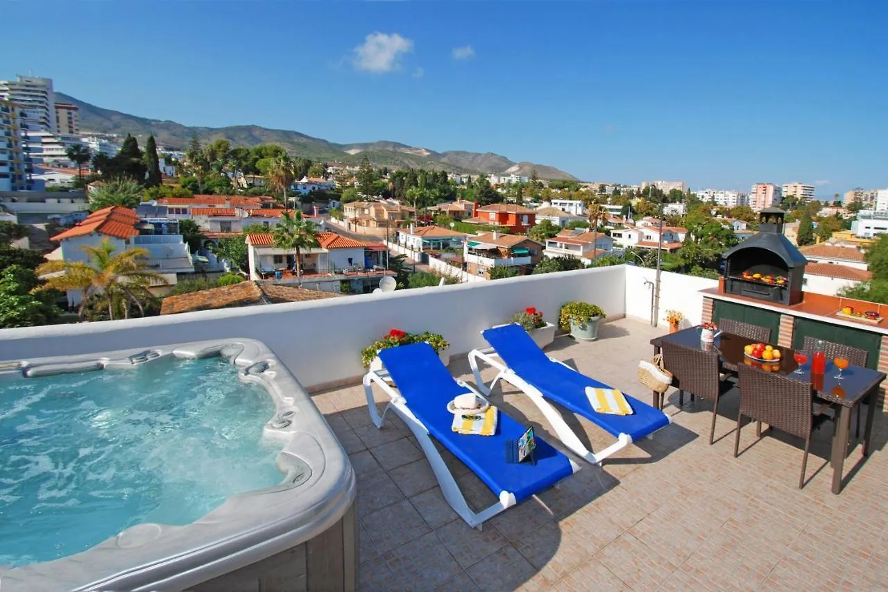Isla De Benalmadena 1, Jacuzzi, 80M From The Sea, Ac, Bbq, Private Parking, Big Terrace Apartment 0*,
